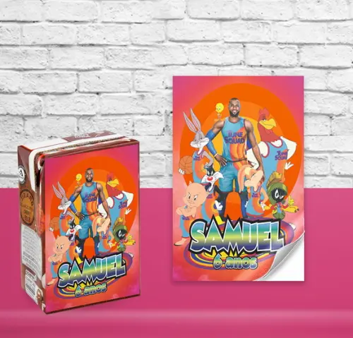 Adesivo Toddynho SPACE JAM