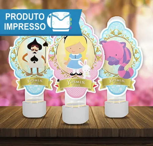 Adesivo Tubete Alice no País das Maravilhas