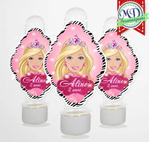 Adesivo Tubete Barbie