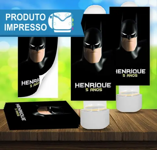 Adesivo Tubete Batman