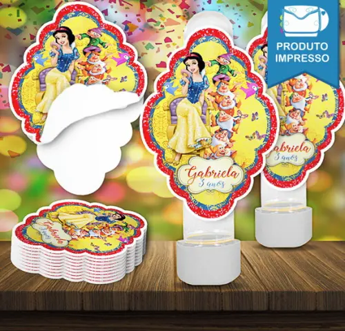 Adesivo Tubete Branca de Neve