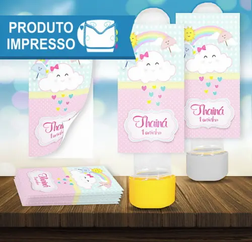 Adesivo Tubete Chuva de Amor