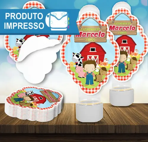 Adesivo Tubete Fazendinha
