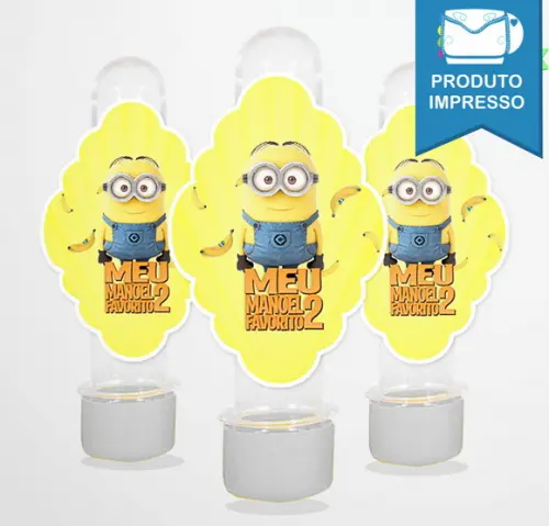 Adesivo Tubete Minions