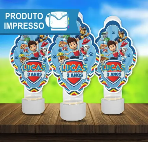 Adesivo Tubete Patrulha Canina