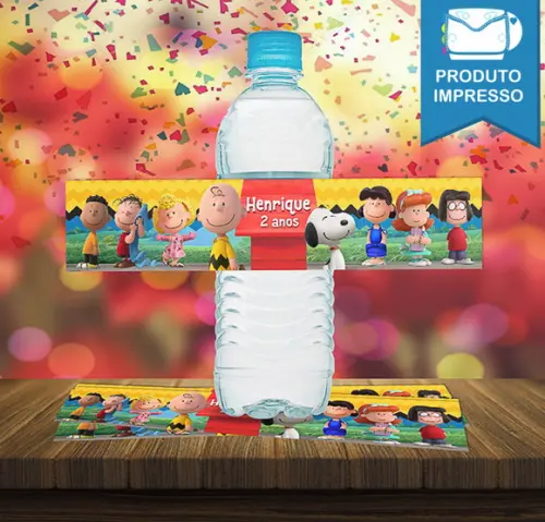Adesivos Água 500ml Snoopy