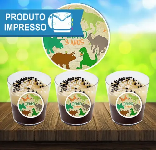 Adesivos Copinho Dinossauro