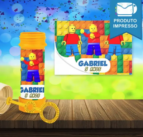 Adesivos Bolha de Sabão Lego