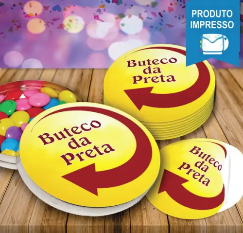 Adesivos latinha Buteco