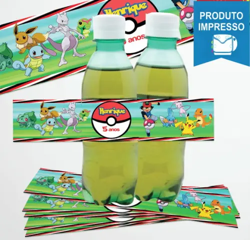 Adesivos Guaraná Pokémon