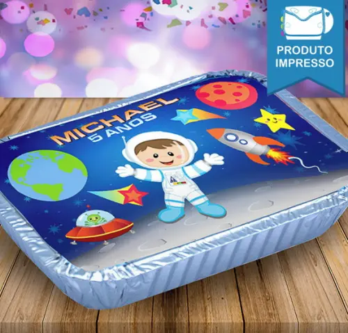 Adesivos Marmitinha Astronauta Menino