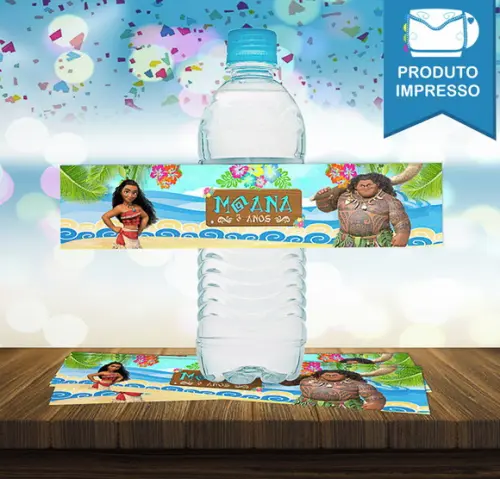 Adesivos para Água 500ml Mineral Moana