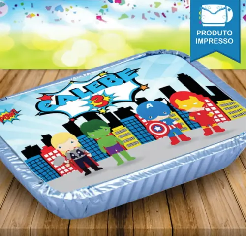 Adesivos Marmitinha Vingadores