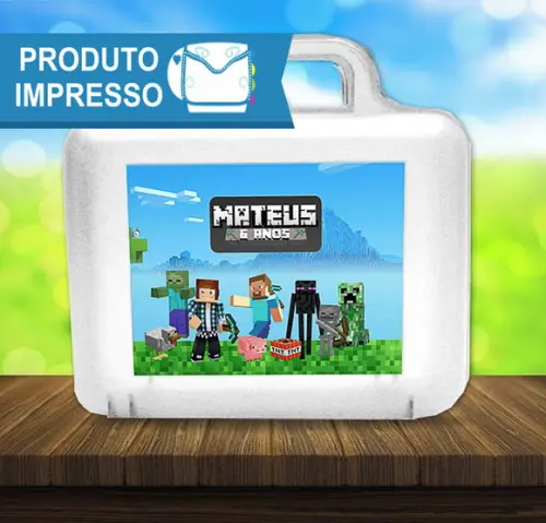 Adesivos para Maletinha Minecraft