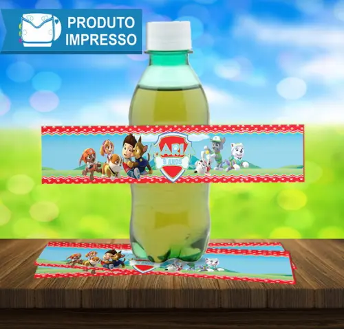 Adesivos para Refrigerante Patrulha Canina