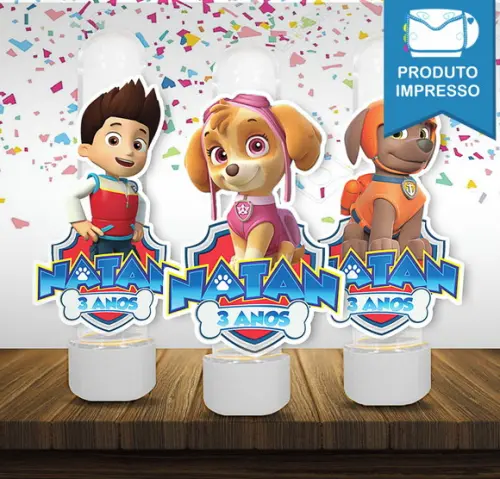 Aplique para Tubete Patrulha Canina