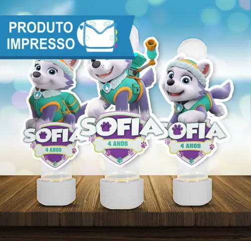 Aplique Personalizado para Tubete Everest da Patrulha Canina