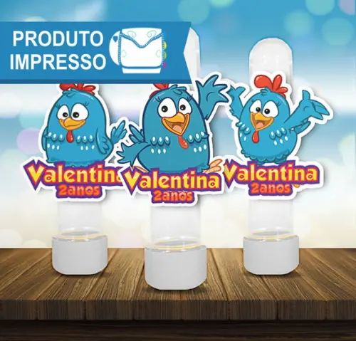 Aplique Personalizado para Tubete Galinha Pintadinha