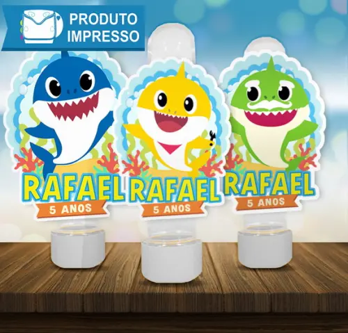 Aplique Tubete Baby Shark