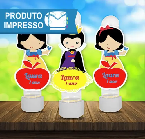 Aplique Tubete Branca de Neve Cute