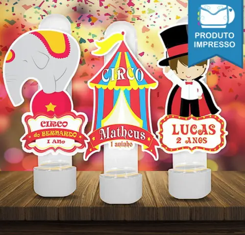 Aplique Tubete Circo Menino
