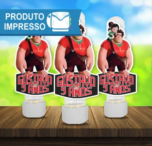 Aplique Tubete Detona Ralph Personalizado
