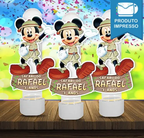 Aplique Tubete Mickey Safari