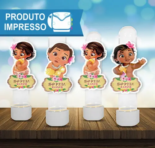 Aplique Tubete Moana Baby Personalizado