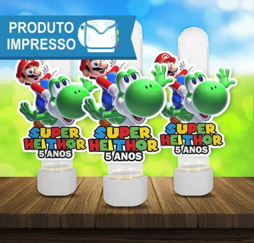 Aplique Tubete Super Mário