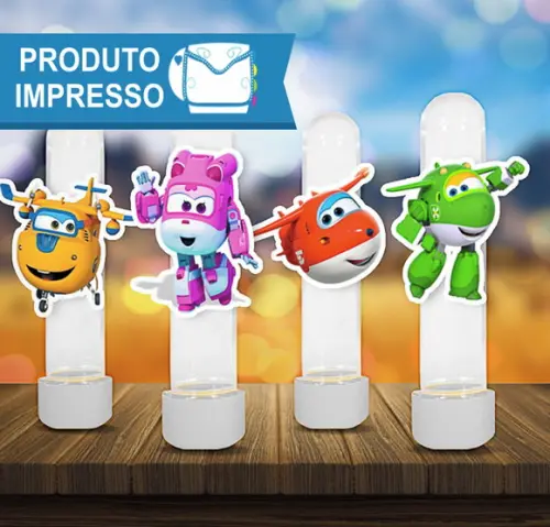 Aplique Tubete Super Wings