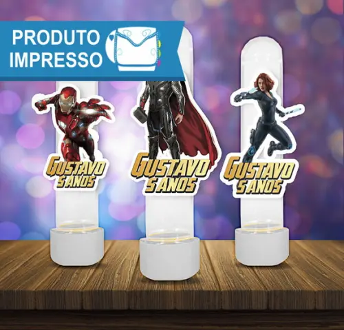 Aplique Tubete Vingadores