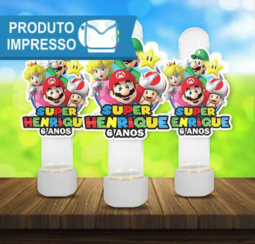 Apliques para Tubete Super Mario