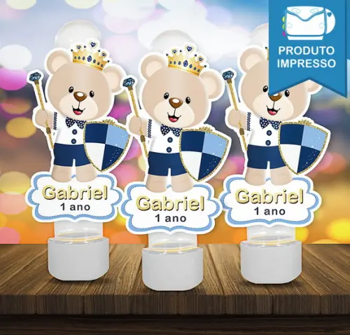 Apliques Tubete Urso Principe
