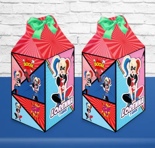Caixa Milk Arlequina