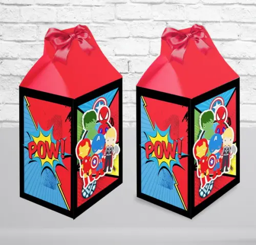 Caixa Milk Heróis Vingadores
