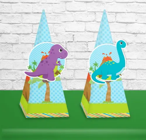 Caixa pirâmide Dinossauro Baby