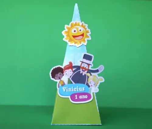 Caixa Pirâmide Mundo Bita