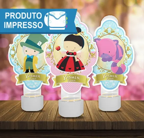 Etiquetas para Tubete Alice País das Maravilhas
