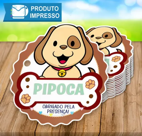 Festa Cachorro Tag de Agradecimento