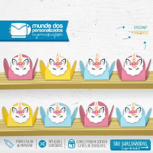 Formas Doces Unicornio