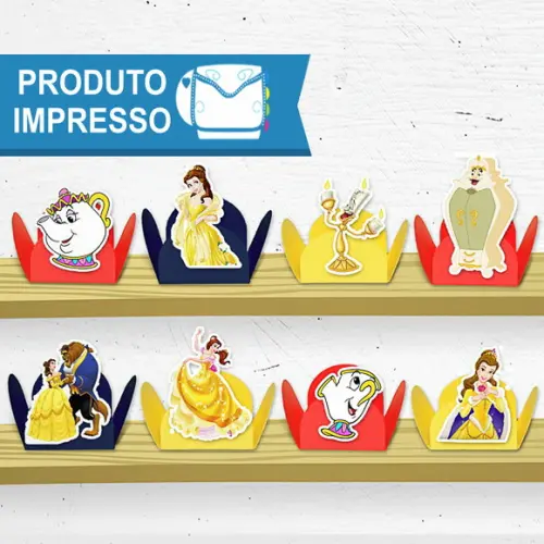 Formas para doces Bela e a Fera