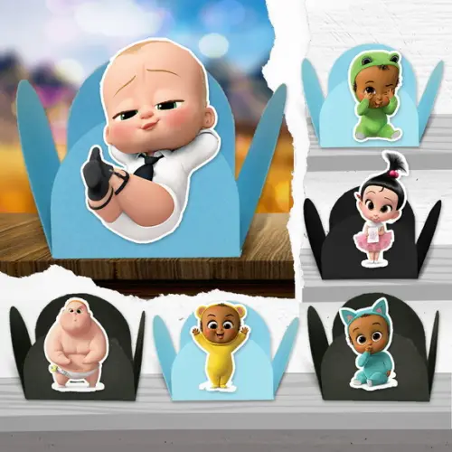 Formas para Docinhos Poderoso Chefinho com Apliques