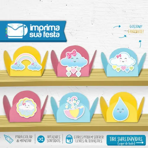 Forminhas Chuva de Amor