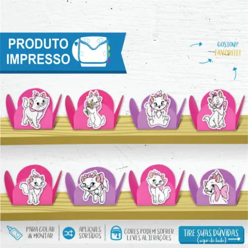 Forminhas Gatinha Marie