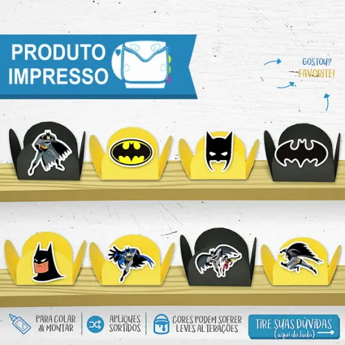Forminhas Doces Batman