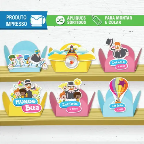 Forminhas Mundo Bita e as Crianças - Menina