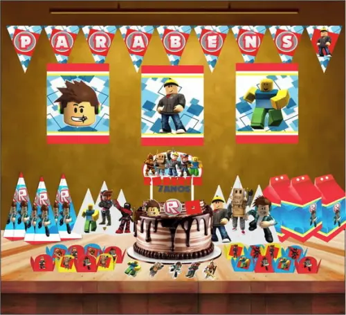 Kit Festa Pronta Só Um Bolinho Roblox - G1
