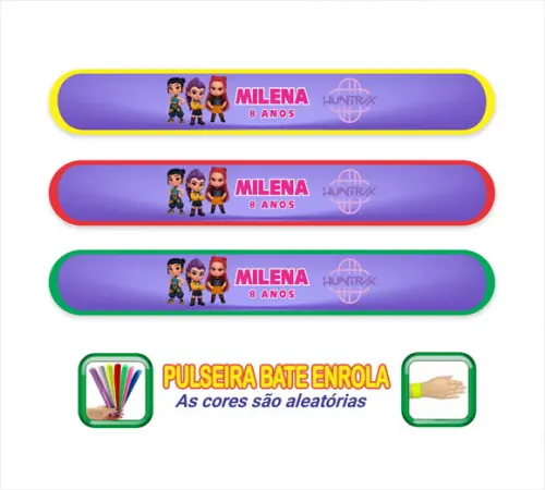 Pulseira Bate Enrola Guerreiras do K-pop Huntrix e Sajaboys