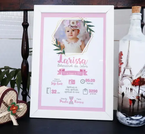 Quadro Maternidade para Menina