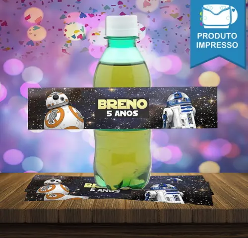 Rótulo Adesivo Guaraná Star Wars